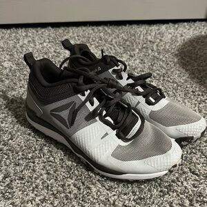 Reebok Women's Black and White Athletic Shoes